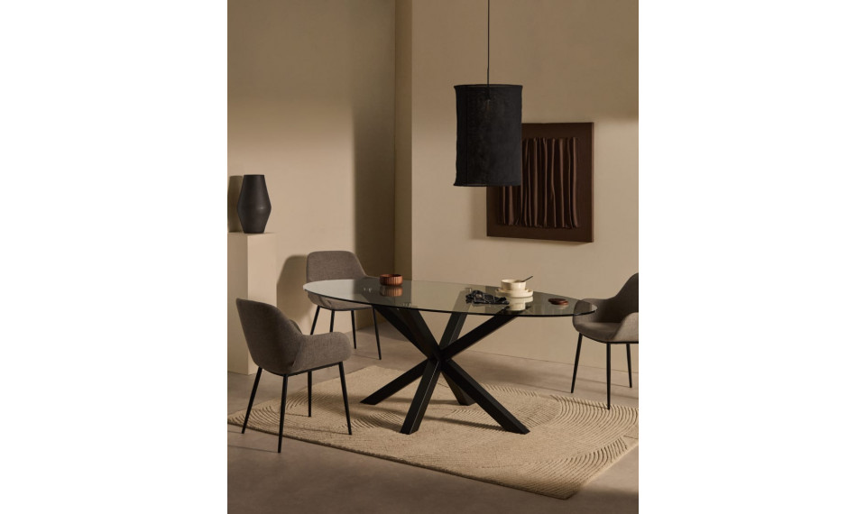 Арго овальный стол стеклянный прозрачный | Столы | ZIPhome.ee изображение 3