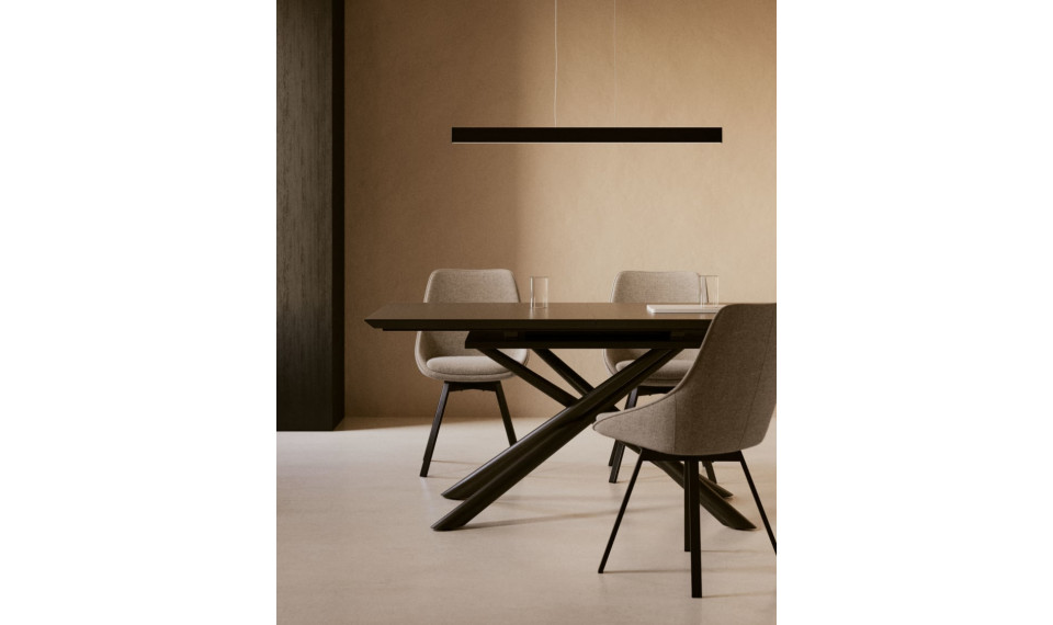 The one extendible table black glass | Tables | ZIPhome.ee image 3