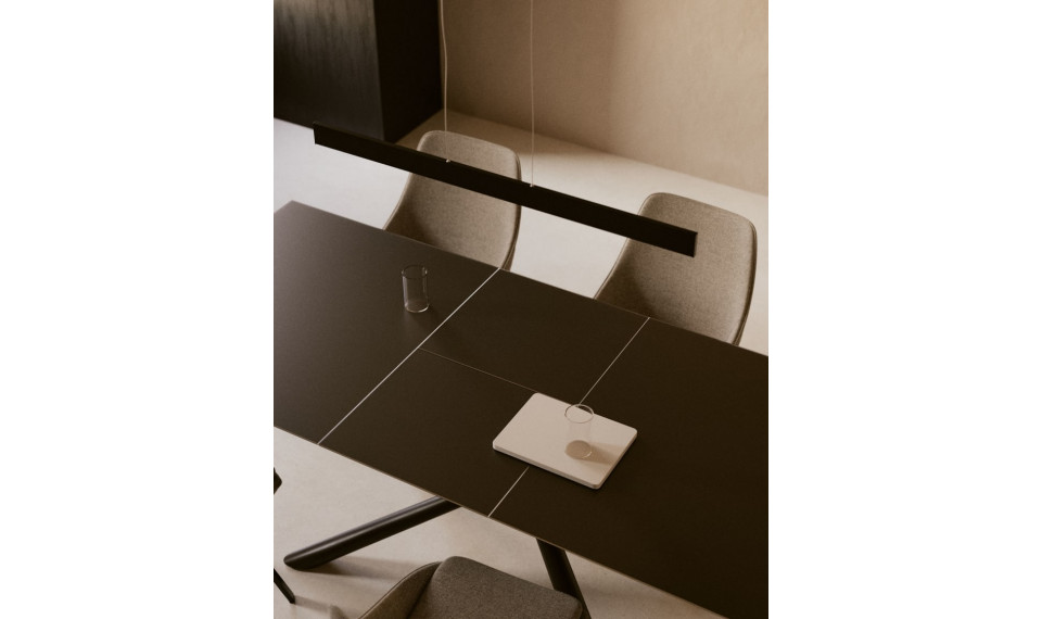 The one extendible table black glass | Tables | ZIPhome.ee image 5