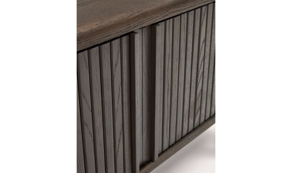 Почта 2-дверная тумба под телевизор темная | Тумбы под телевизор | ZIPhome.ee изображение 5