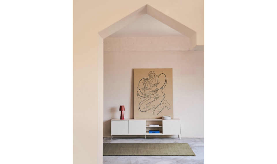 Тумба под телевизор Vedrana высокая белая | Тумбы под телевизор | ZIPhome.ee изображение 3