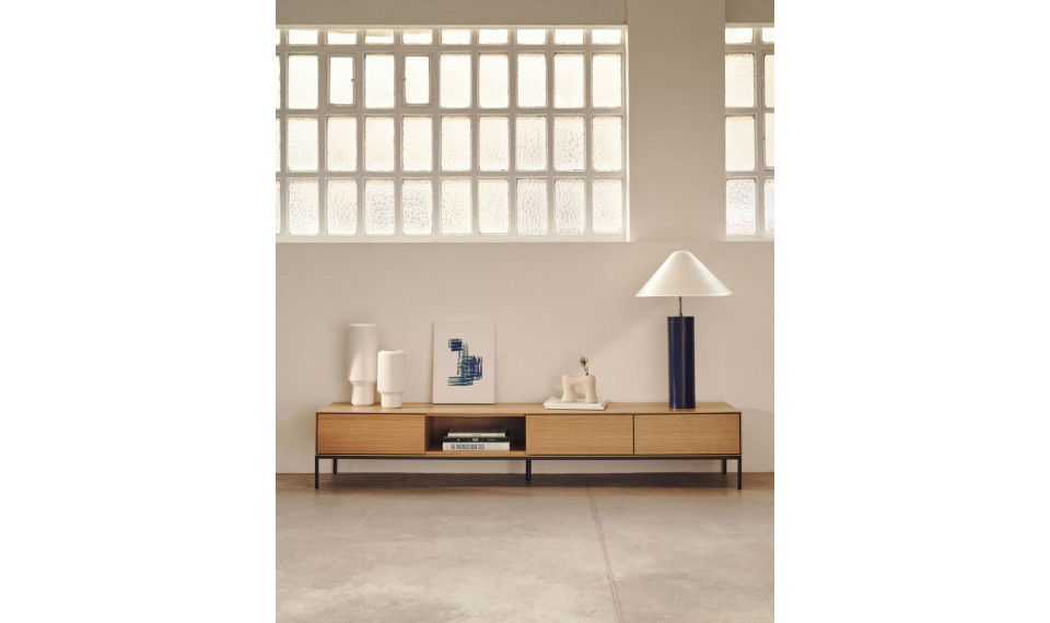 Подставка под телевизор Vedrana низкий дуб | Тумбы под телевизор | ZIPhome.ee изображение 3