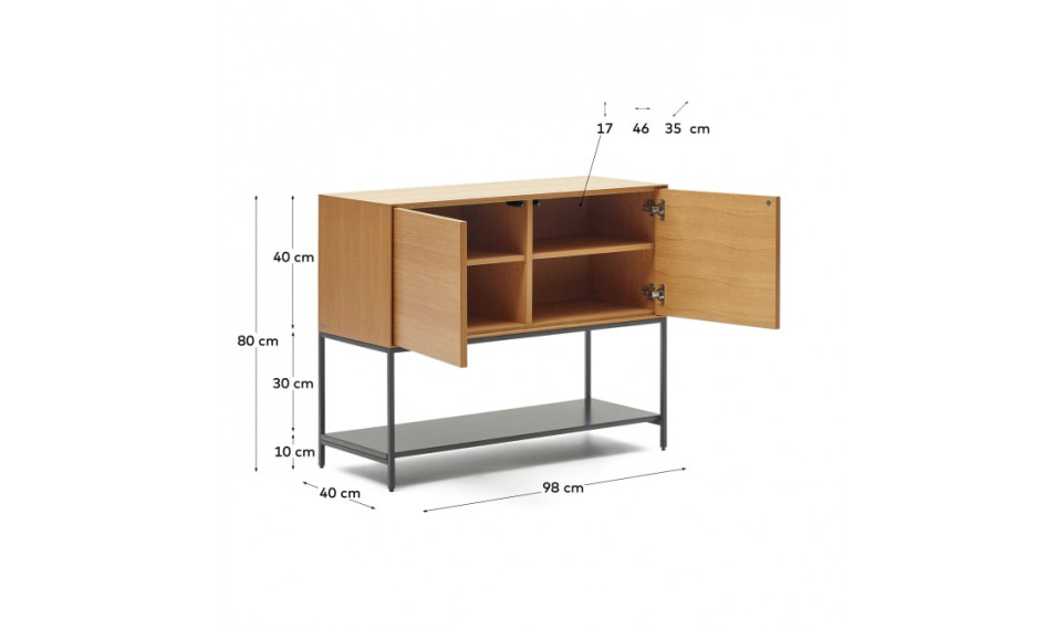 Vedrana 2-uksega kummut tamm | Kummutid | ZIPhome.ee изображение 2