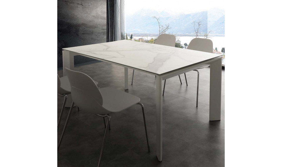 CERAMIQUE extendable table 140/200x90 BIANCO | Tables | ZIPhome.ee image 1