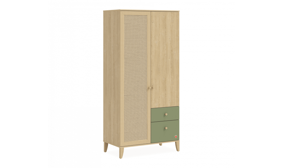 LOOF BABY 2 ustega riidekapp | Laste riidekapid | ZIPhome.ee pilt 1