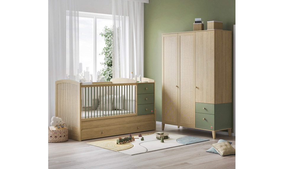 LOOF BABY 3 ustega riidekapp | Laste riidekapid | ZIPhome.ee pilt 5