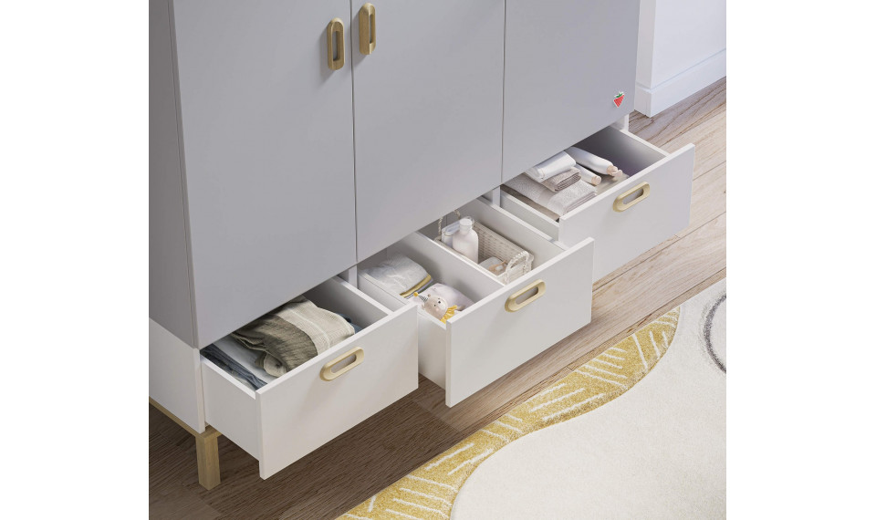 MİNO BABY 3-дверный шкаф | Mino Baby | ZIPhome.ee изображение 5