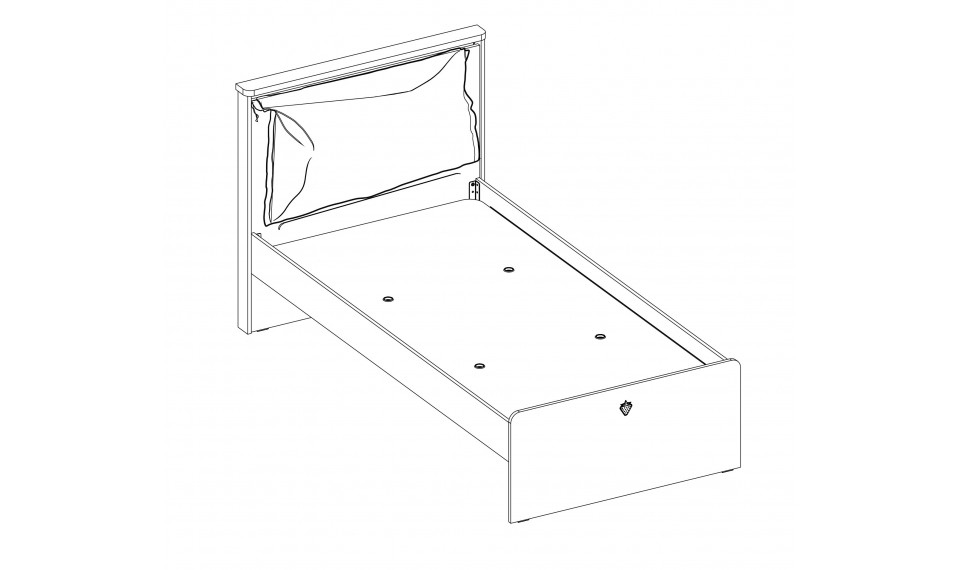 MOCHA voodi (100x200 cm) | Laste voodid | ZIPhome.ee pilt 3