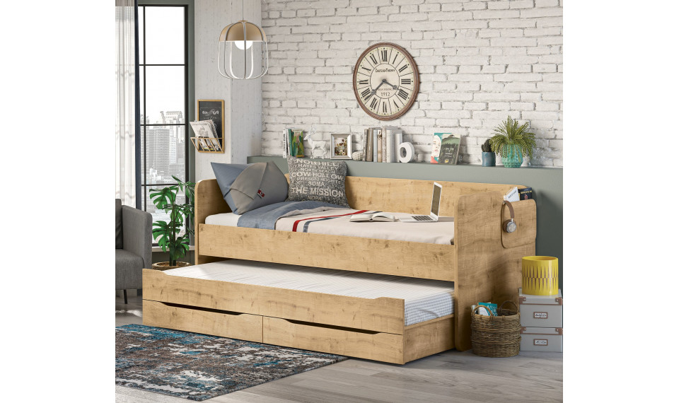 MOCHA STUDIO верхняя кровать двухъярусной кровати (90x200 cm) | Mocha | ZIPhome.ee изображение 3