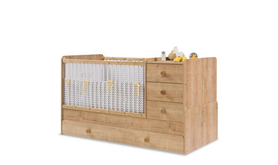 MOCHA CONVERTIBLE BABY BED (WITH PARENT BED) (80x180 cm) | 100% laatu MOCHA CONVERTIBLE BABY BED (WITH PARENT BED) (80x180 cm) | Mocha Baby | ZIPhome.ee kuva 1