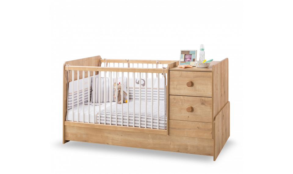 MOCHA ST CONVERTIBLE BABY BED (75x160 cm) | Lastensängyt | ZIPhome.ee kuva 1