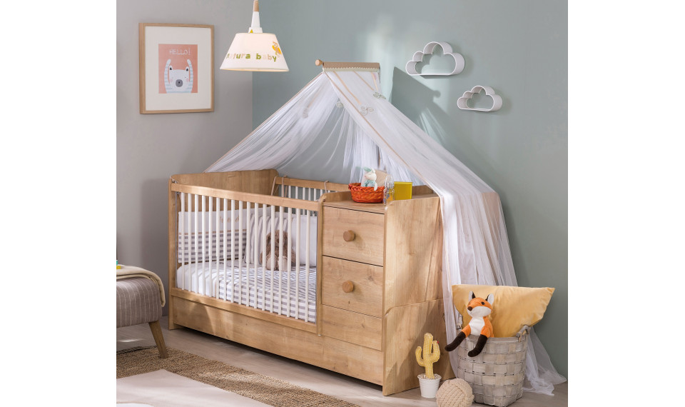 MOCHA ST CONVERTIBLE BABY BED (75x160 cm) | Lastensängyt | ZIPhome.ee kuva 2