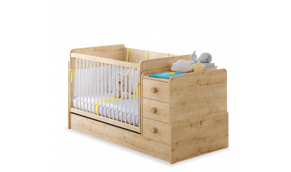 Mocha beebivoodi-transformer (70x115-70x160 cm) | Beebivoodid | ZIPhome.ee pilt 1