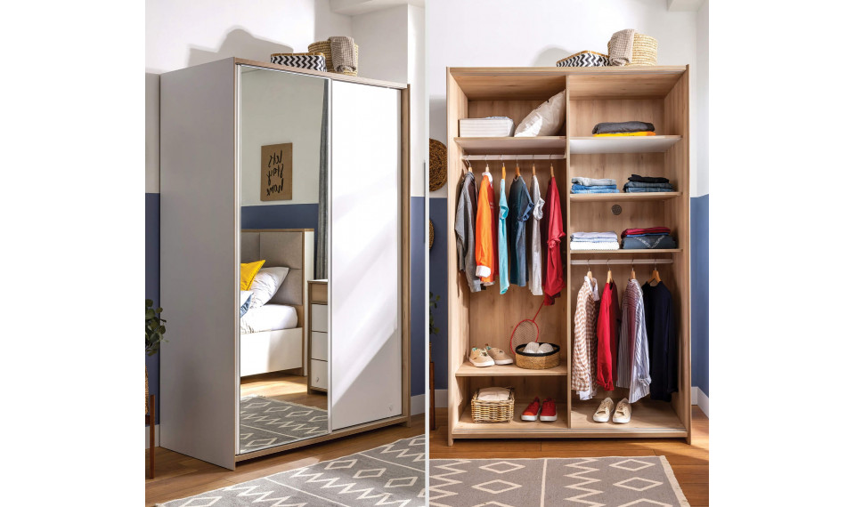 MODERA SMALL riidekapp lükandustega | Laste riidekapid | ZIPhome.ee pilt 2