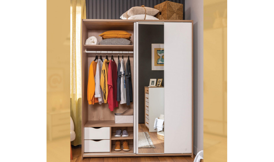 MODERA MEDIUM riidekapp lükandustega | Laste riidekapid | ZIPhome.ee pilt 3