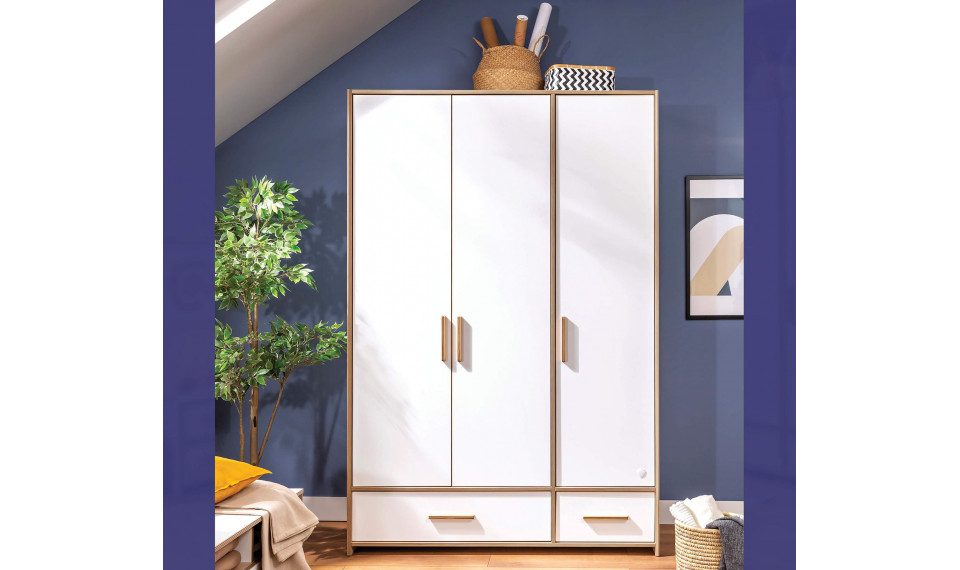 MODERA 3 ustega riidekapp | Laste riidekapid | ZIPhome.ee pilt 3