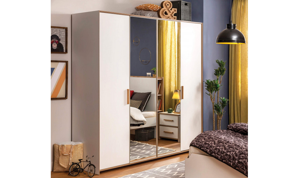 MODERA 4 ustega riidekapp | Laste riidekapid | ZIPhome.ee pilt 2