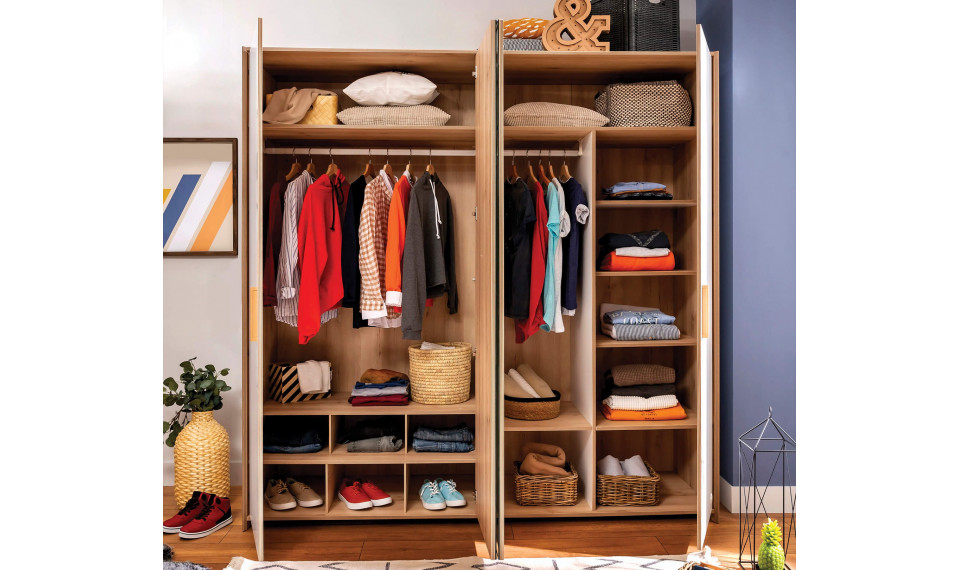 MODERA 4 ustega riidekapp | Laste riidekapid | ZIPhome.ee pilt 3