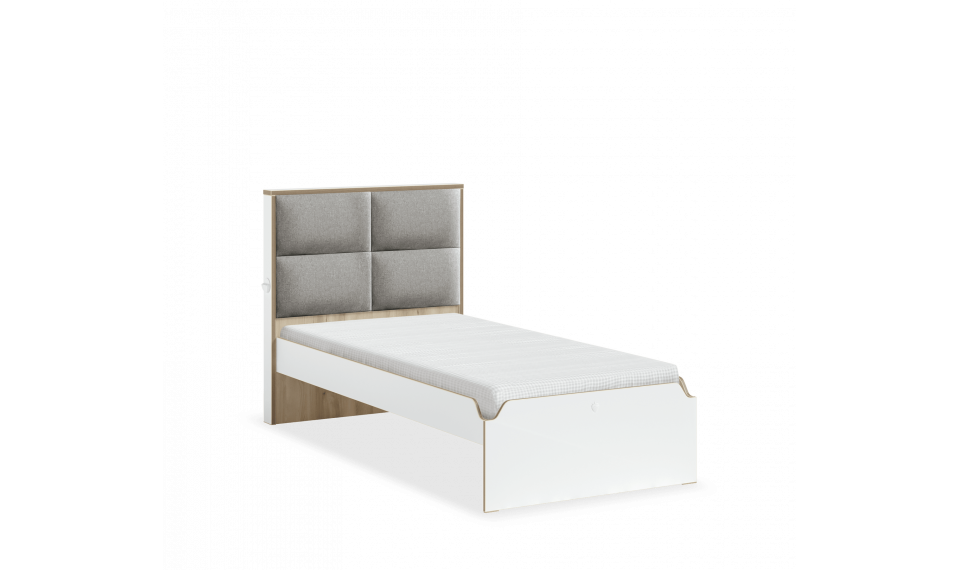 MODERA Voodi. Voodipeats on kaetud kangaga. (100X200 cm) | Laste voodid | ZIPhome.ee pilt 1