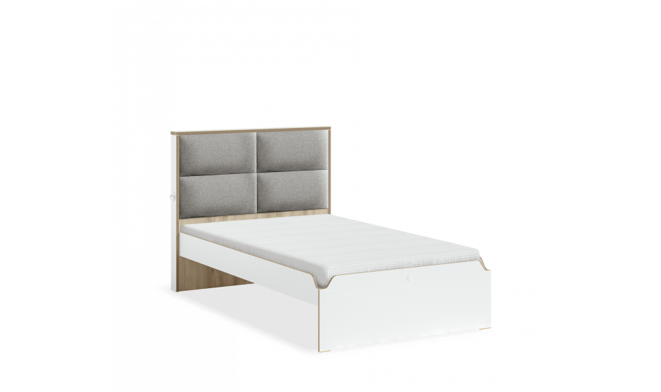 MODERA Voodi. Voodipeats on kaetud kangaga. (120X200 cm) | Laste voodid | ZIPhome.ee pilt 1