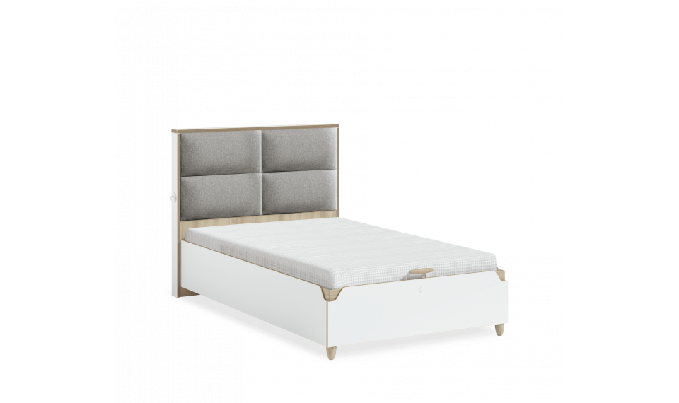 MODERA voodi pesukastiga tõstemehhanismiga. Voodipeats on kaetud kangaga. (120x200 cm) | Laste voodid | ZIPhome.ee pilt 1