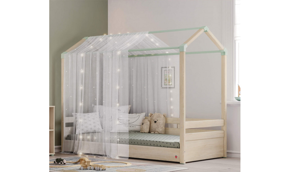 MONTES NATURAL Katusega voodi | Laste voodid | ZIPhome.ee pilt 3