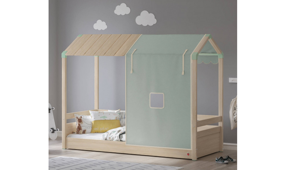 MONTES NATURAL Puidust poolkatus | Laste voodid | ZIPhome.ee pilt 3