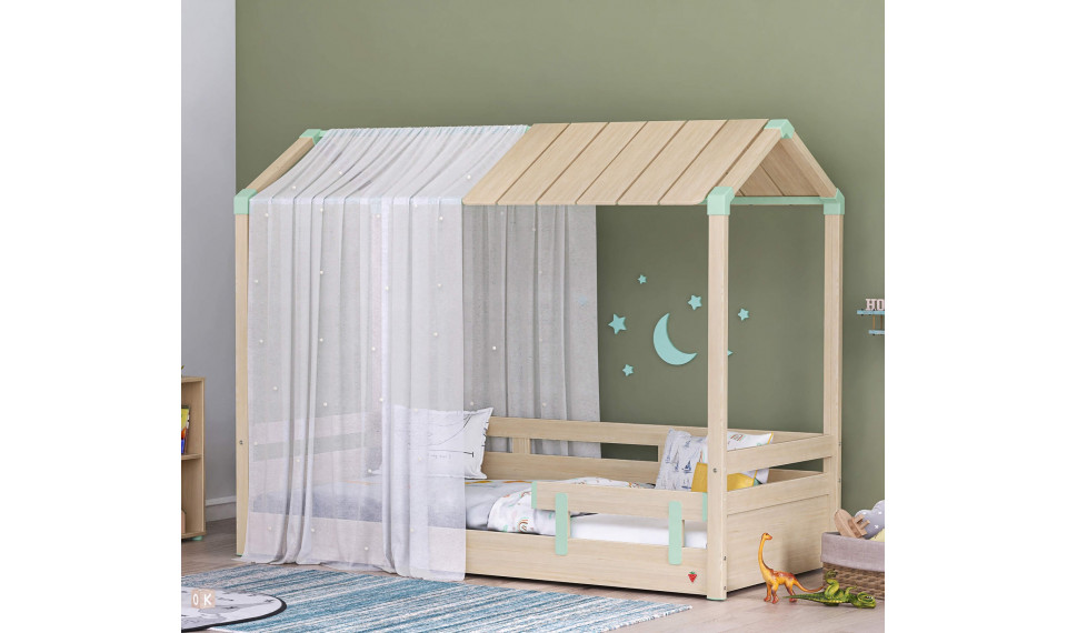 MONTES NATURAL Puidust poolkatus | Laste voodid | ZIPhome.ee pilt 4