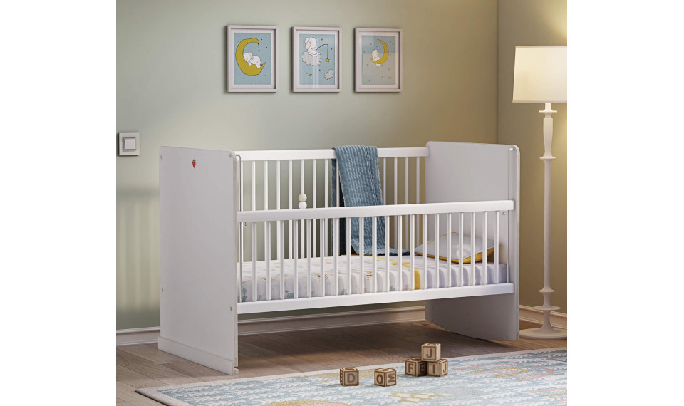 MONTES WHITE laste hälli tugi 70x140 CM | Beebivoodid | ZIPhome.ee image 3