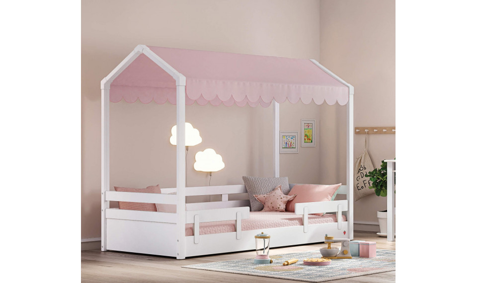 MONTES WHITE Katusega voodi | Laste voodid | ZIPhome.ee pilt 2