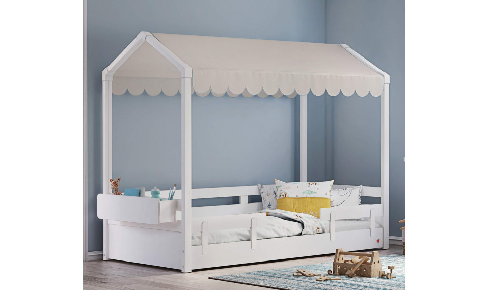 MONTES WHITE Katusega voodi | Laste voodid | ZIPhome.ee pilt 4