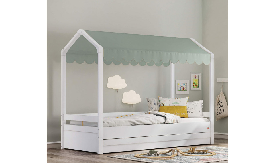 MONTES WHITE Katusega voodi | Laste voodid | ZIPhome.ee pilt 5