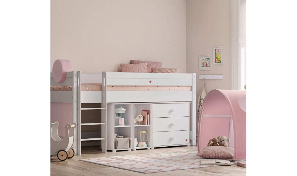 MONTES WHITE MEDIUM kõrge voodi | Laste voodid | ZIPhome.ee pilt 2