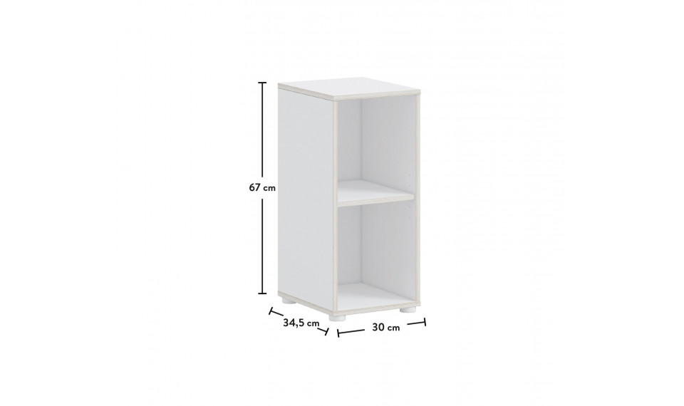 MONTES WHITE SMALL Riiul | Laste riiulid | ZIPhome.ee pilt 3