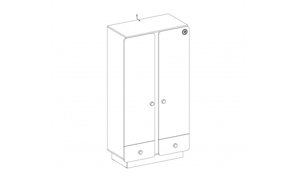 NATURA BABY 2-дверный шкаф | Natura Baby | ZIPhome.ee изображение 6