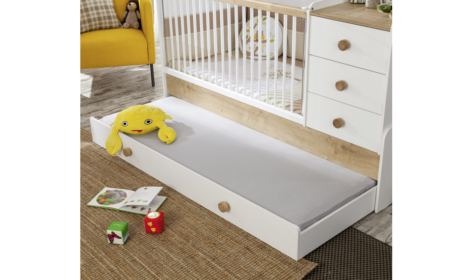 NATURA BABY SL beebivoodi-transformer (WITH PARENT BED) (80x180 cm) | Beebivoodid | ZIPhome.ee pilt 3