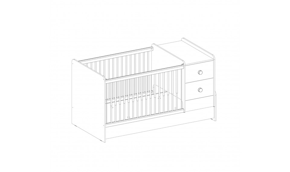 NATURA BABY ST CONVERTIBLE BABY BED (75x160 cm) | Lastensängyt | ZIPhome.ee kuva 6