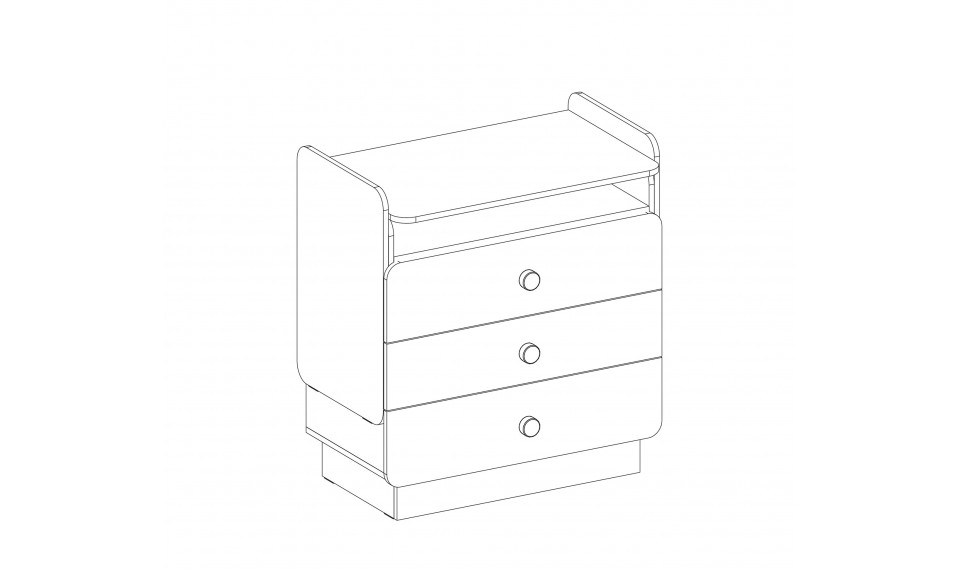 NATURA BABY DRESSER WITH DESK | 100% laatu NATURA BABY DRESSER WITH DESK | Lasten lipastot | ZIPhome.ee kuva 6
