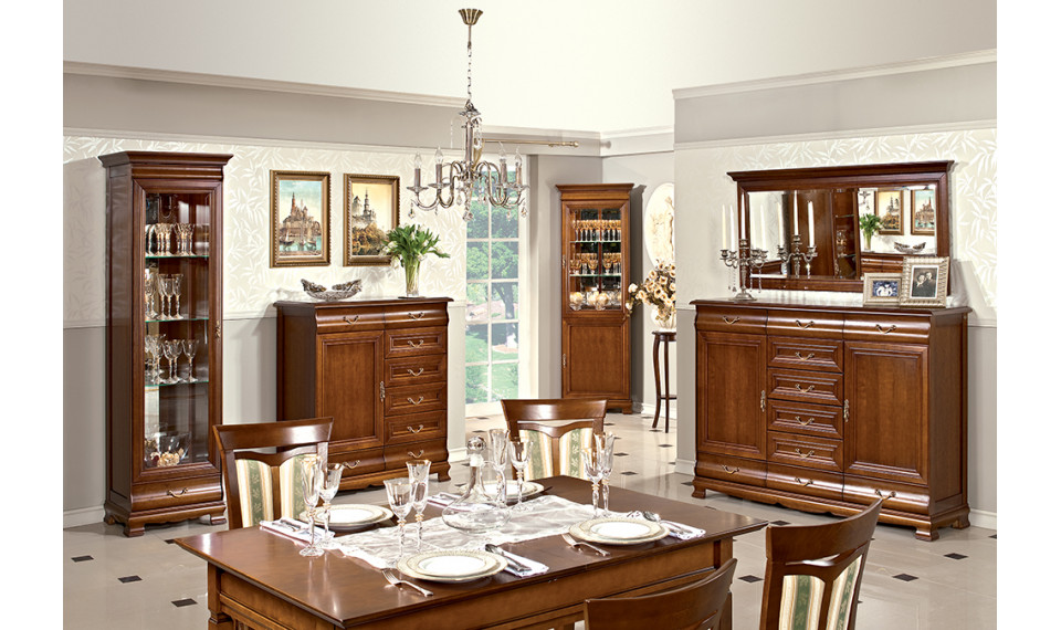 Neptun N-W 1/2L showcase with light new walnut | NEPTUN | ZIPhome.ee kuva 2