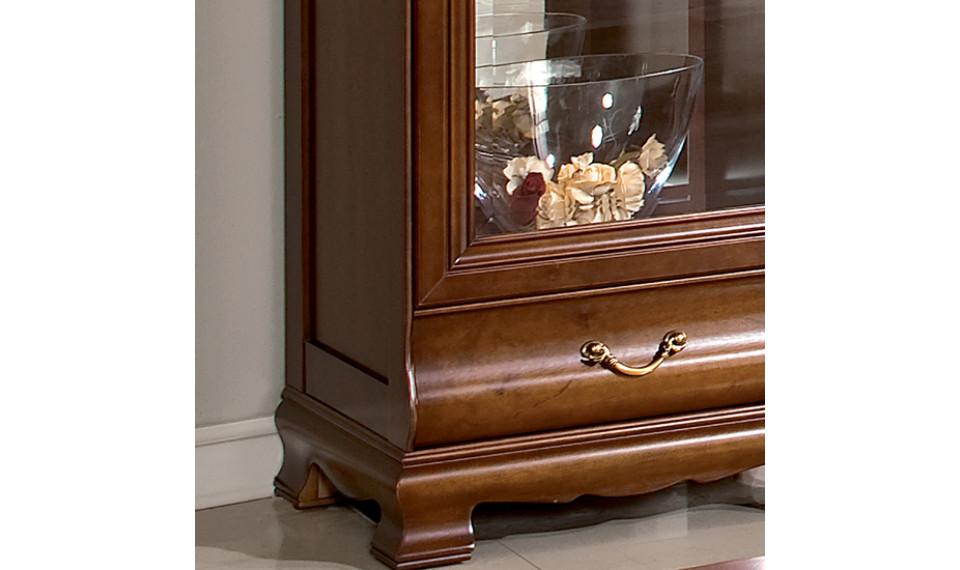 Neptun N-W 1/2L showcase with light new walnut | NEPTUN | ZIPhome.ee kuva 3