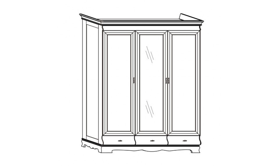 Neptun N-3D wardrobe new walnut | NEPTUN | ZIPhome.ee kuva 2