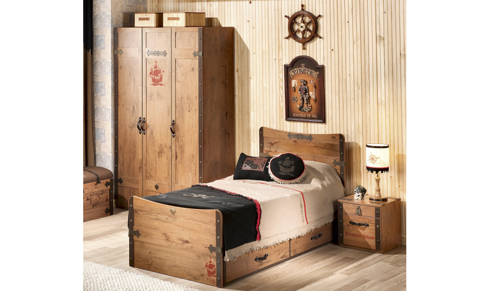 PIRATE 3 DOORS WARDROBE | 100% Quality PIRATE 3 DOORS WARDROBE | Pirate | ZIPhome.ee image 3
