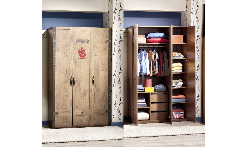 PIRATE 3 DOORS WARDROBE | 100% Quality PIRATE 3 DOORS WARDROBE | Pirate | ZIPhome.ee image 2