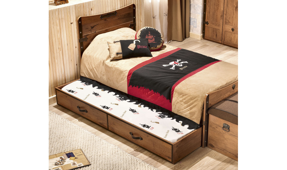PIRATE PULL-OUT BED (90x180 cm) | 100% Quality PIRATE PULL-OUT BED (90x180 cm) | Pirate | ZIPhome.ee image 2