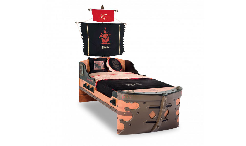 PIRATE кровать-корабль (S-90x190 cm) | 100% качество PIRATE кровать-корабль (S-90x190 cm) | Pirate | ZIPhome.ee изображение 1