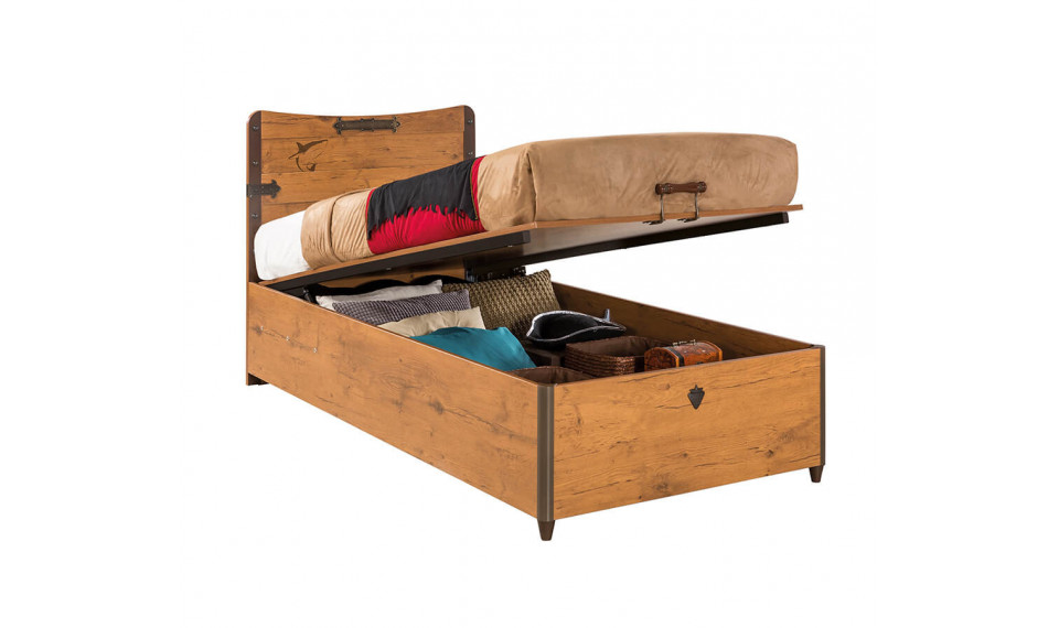 PIRATE BED WITH BASE (90x190 cm) | 100% Quality PIRATE BED WITH BASE (90x190 cm) | Pirate | ZIPhome.ee image 2