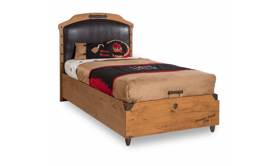 PIRATE BED WITH BASE (100x200 cm) | 100% Quality PIRATE BED WITH BASE (100x200 cm) | Pirate | ZIPhome.ee image 1