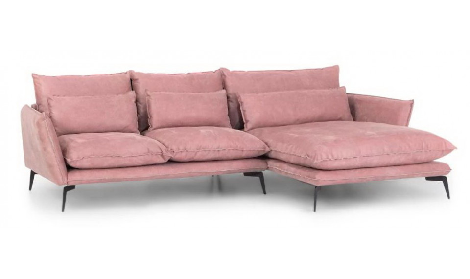 SKYE 2PL-DR nurgadiivan paremnurk 280x165cm PINKY | Коллекция PRIMAVERA | ZIPhome.ee изображение 1