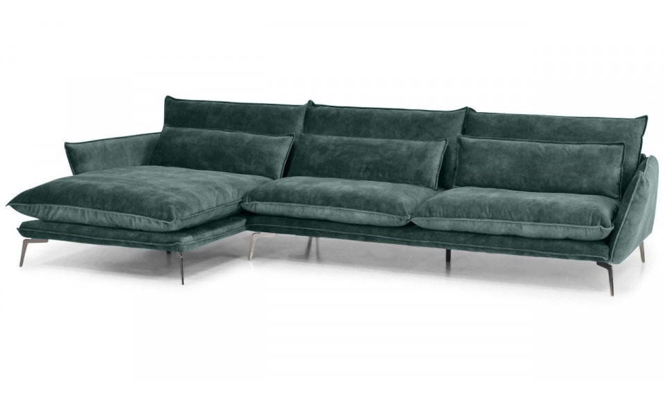 SKYE 3PL-DR nurgadiivan vasaknurk 340x165cm PETROL | Коллекция PRIMAVERA | ZIPhome.ee изображение 1