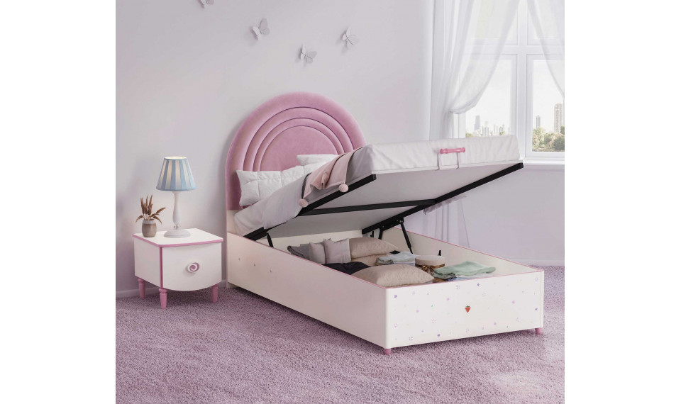 PRINCESS voodi pesukastiga ja tõstemehhanismiga (100x200 cm) | Laste voodid | ZIPhome.ee pilt 3